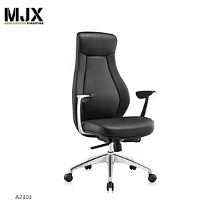 Mid back imitation leather office furniture executive chair