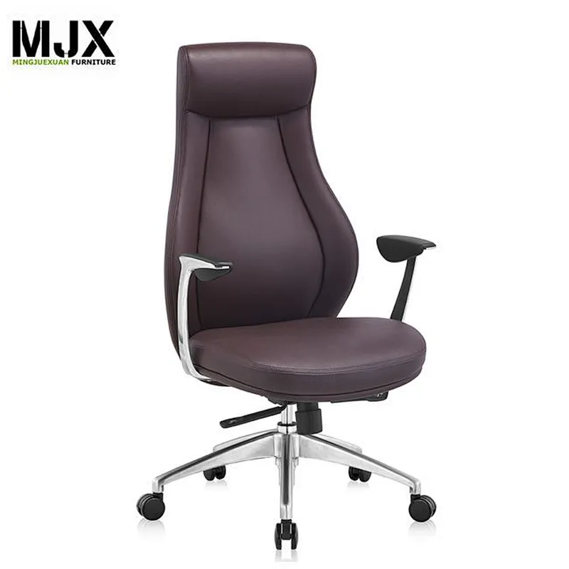 Designer Crazy Selling luxury furniture classic office chair for boss Oak wood armpad with SS armrest