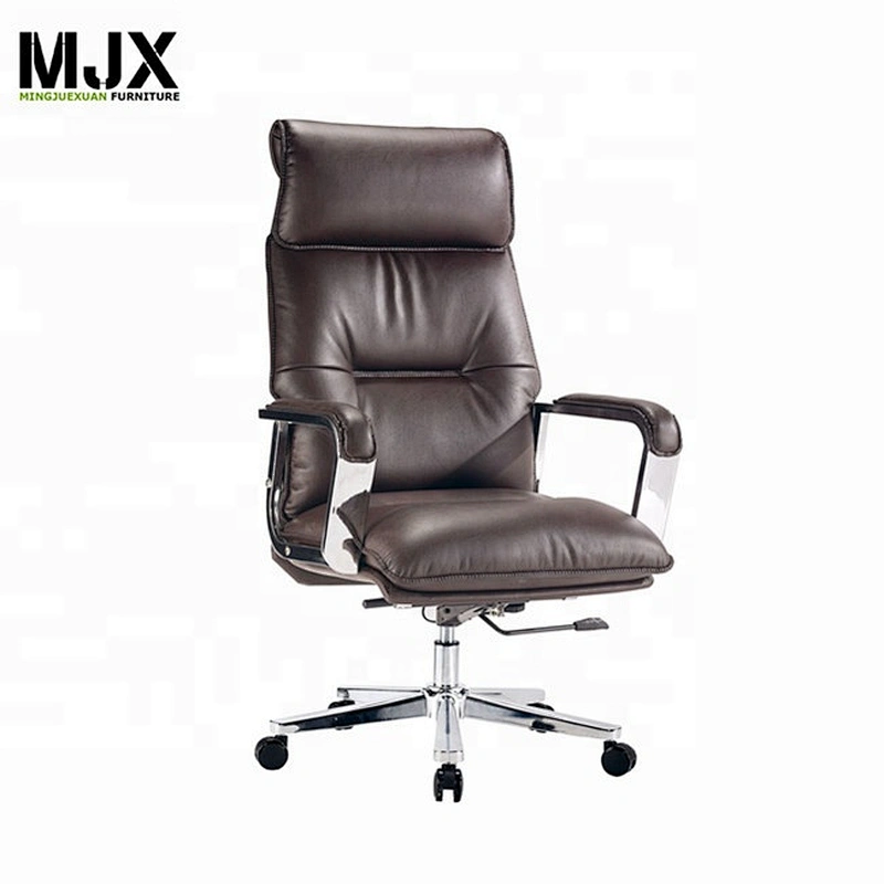 Pillow foam padded high back office conference chair PU staff chair