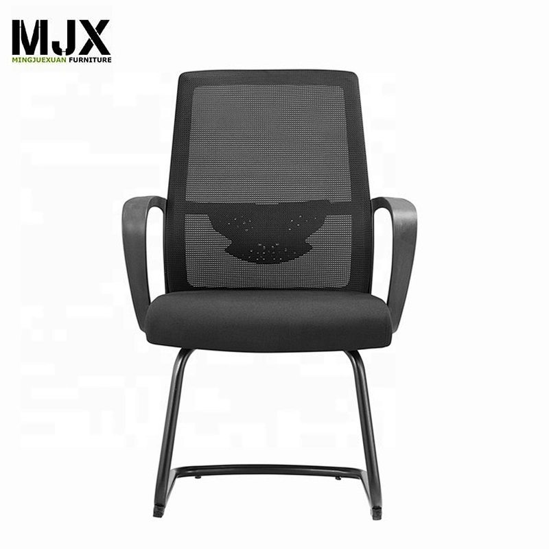 Black color height adjustable staff swivel office chair