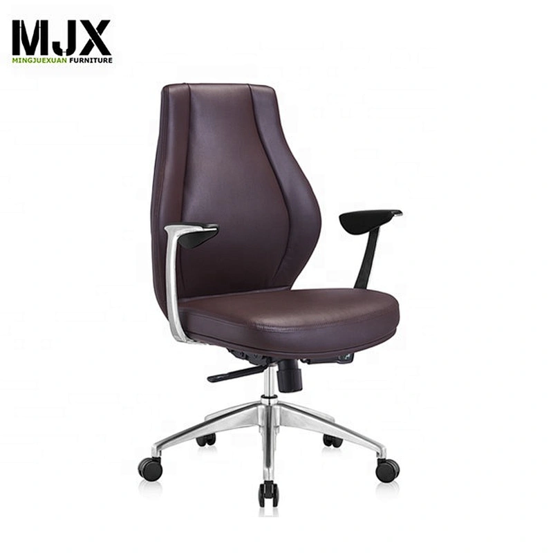 Mid back imitation leather office furniture executive chair