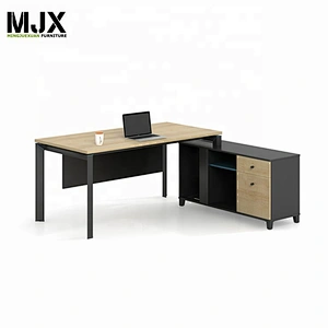 Foshan furniture L shape table top unique melamine manager table executive desk
