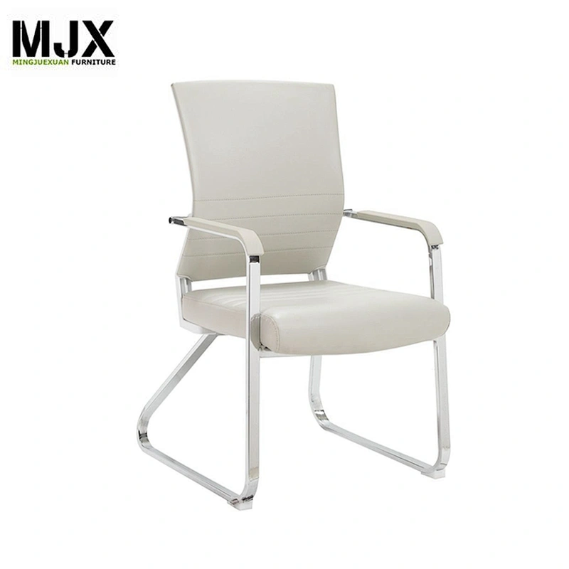 Armchair furniture gray leather kneeling office chair for visitor