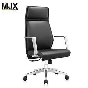 Competitive high back best quality executive chair with 350mm square tube aluminium base