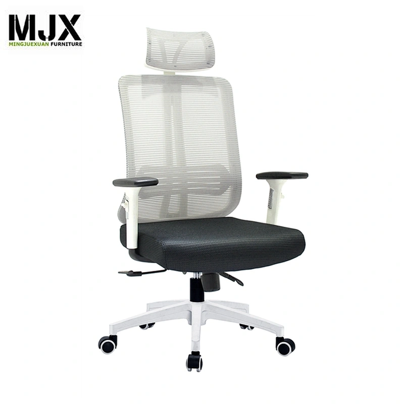 popular mesh Ergonomic Multi-functional mechanism mesh office swivel chair with aluminum base