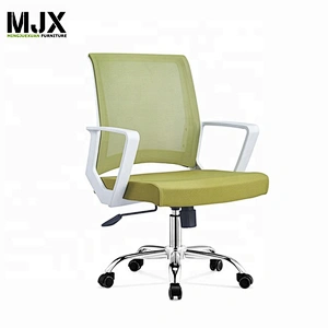 Mid back office hair mesh revolving chairs with back frame