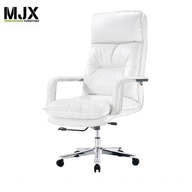 New Type  high back leather  swivel chair with PU padded armrest