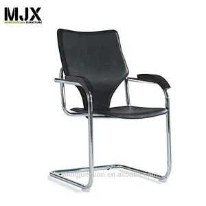 Simple design chrome metal frame mid back conference chair for office