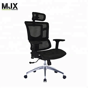 Aluminium base ergonomic luxury office furniture mesh office chair