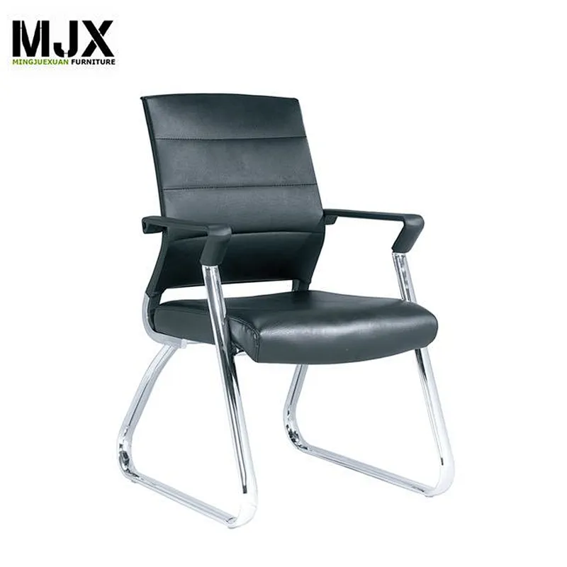Simple design black mid back meeting  room chair