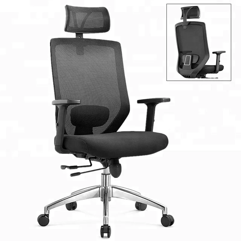 Modern ergonomic office chair ergonomic mesh chair with sliding seat