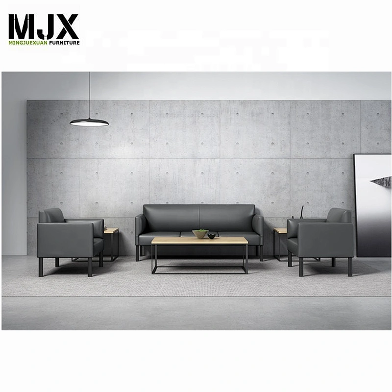 Modern office furniture manager executive PU padded sofa