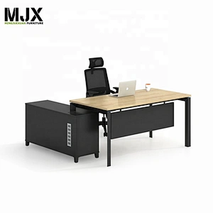 Foshan furniture L shape table top unique melamine manager table executive desk