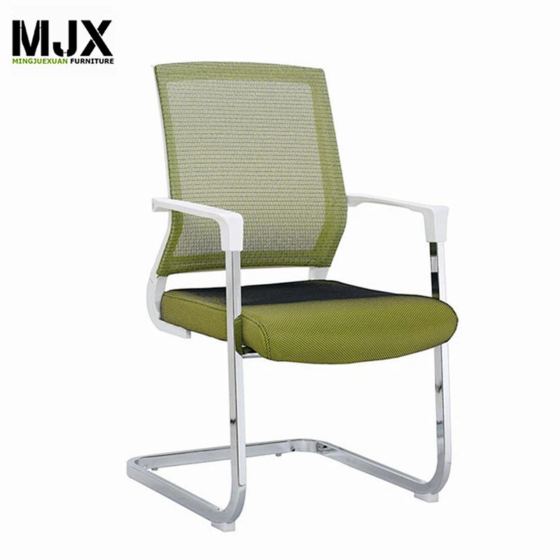 Workwell mid back green mesh swivel office chair with PP armrest