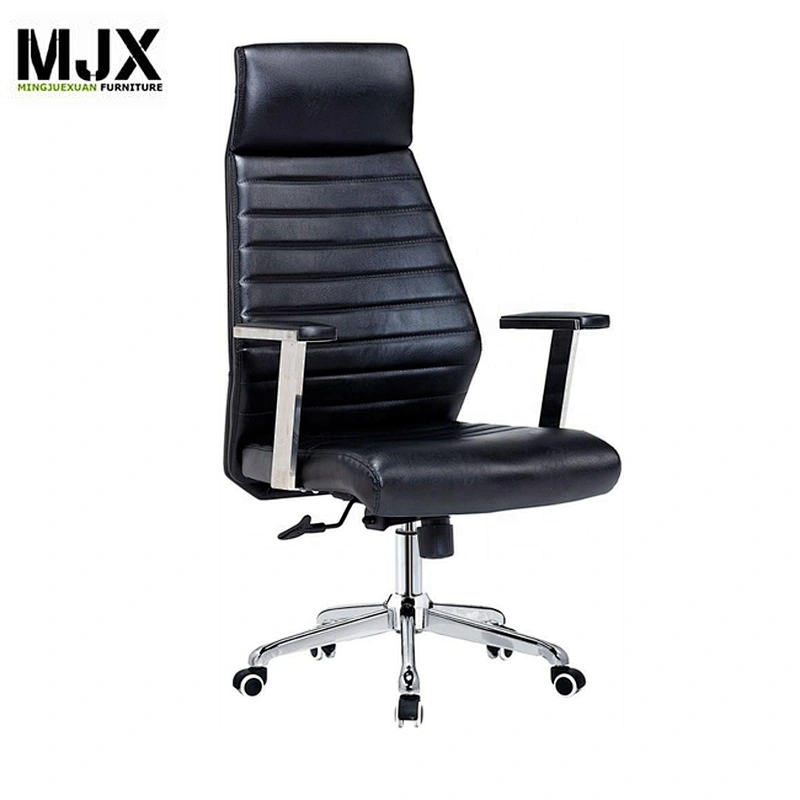 Foshan Supplier height adjustable luxury swivel boss office chair with  chrome metal