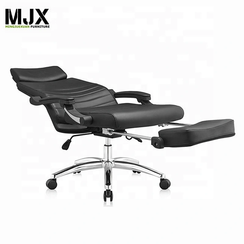 Comfortable seating PU leather reclining office chair
