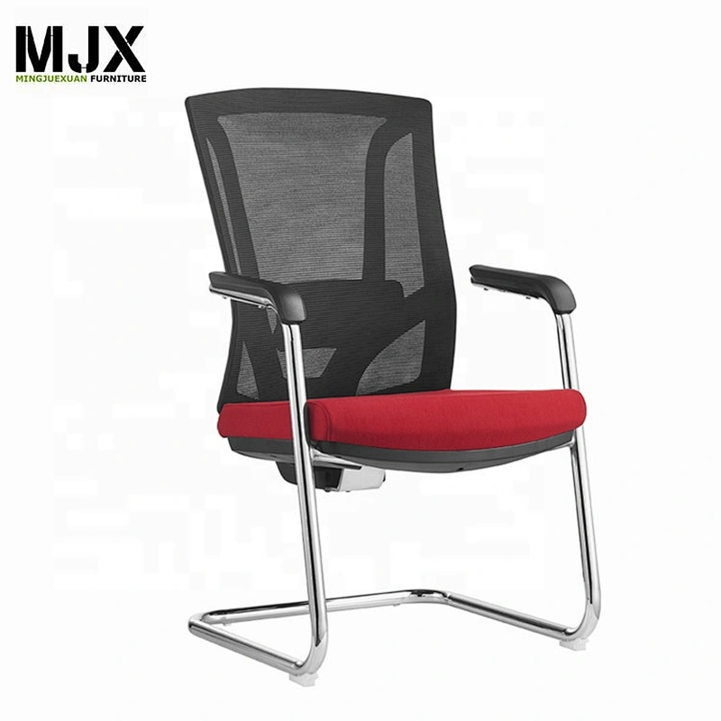Simple design reasonable price economic mid back visitor chair