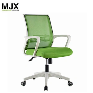 Commercial hot sale best staff mid back chair PP armrest with modern design easy rotating