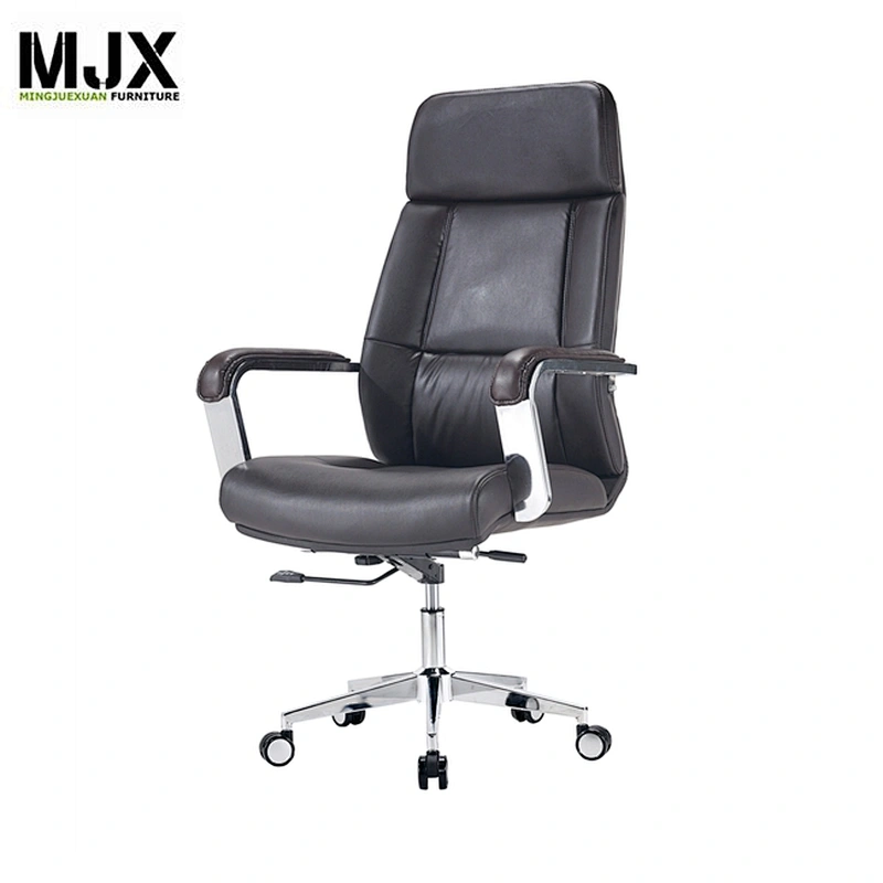 Modern design version brown leather pu office chair high back executive office chair