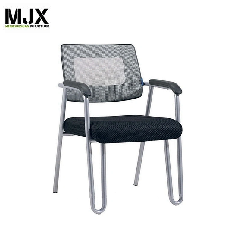 hot sell factory  PU conference chair 4 legs padded stackable training chair