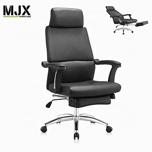 Comfortable seating PU leather reclining office chair