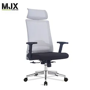 Designer Crazy Selling ergonomic boss office chair with chrome metal 5-star base