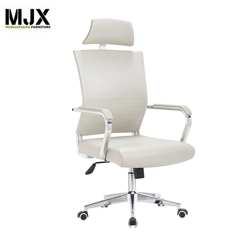 Armchair furniture gray leather kneeling office chair for visitor