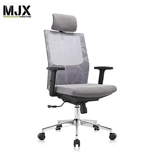 Durable high back mesh office chair with  height adjustable armrest