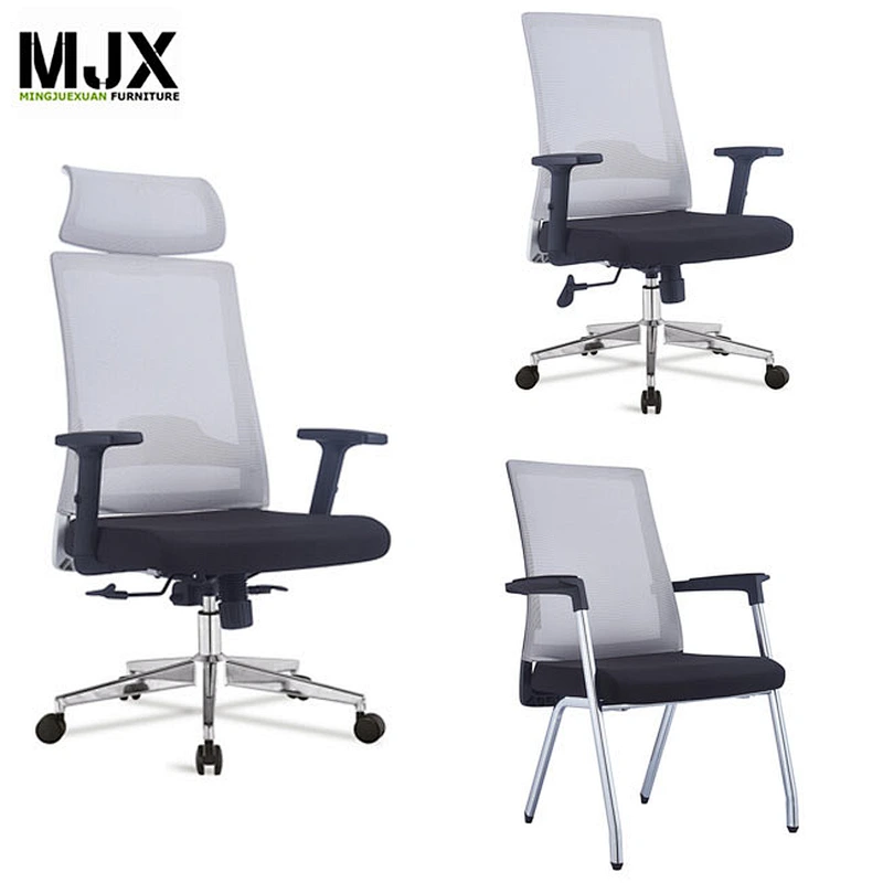 nylon back mesh & fabric medium back office chair