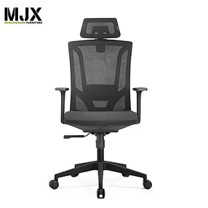 Latest mid back  mesh office chair with  black nylon back frame