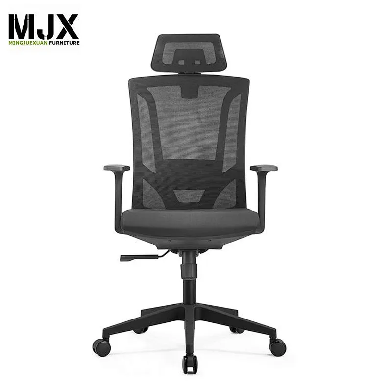 Latest mid back  mesh office chair with  black nylon back frame