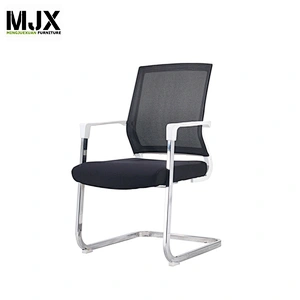Simple design black mid back meeting  room chair