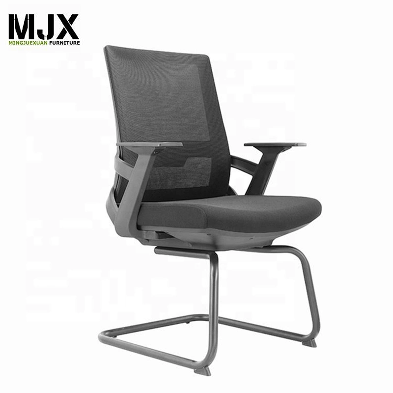 Simple design reasonable price economic mid back visitor chair