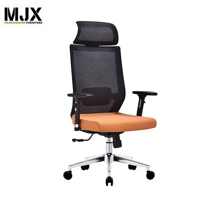Green  mesh ergonomic high back mesh office chair with BIFMA passed 60mm PU nylon castors