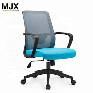 New design modern chrome metal computer mid back chair
