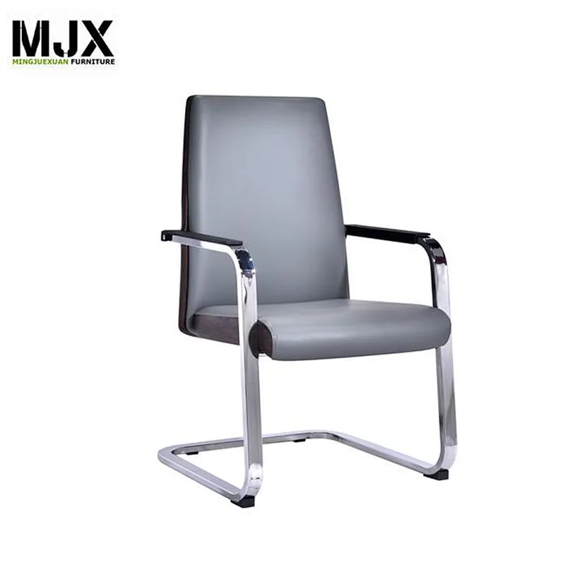 Mid back executive swivel office chair with aluminum base