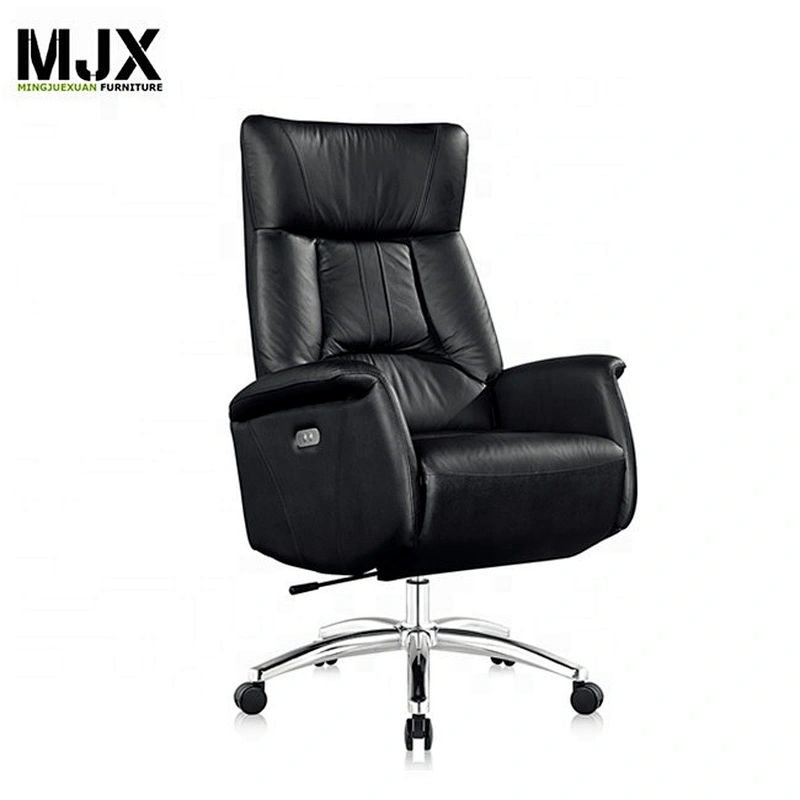 Luxury new design boss chairs office electric sleeping chair back and footrest reclining chair