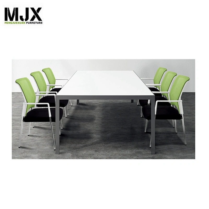 Mid back chrome metal frame office mesh conference chair