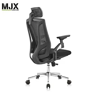 2019 excellent quality black high back ergonomic mesh office chair with 4D new design adjustable armrest