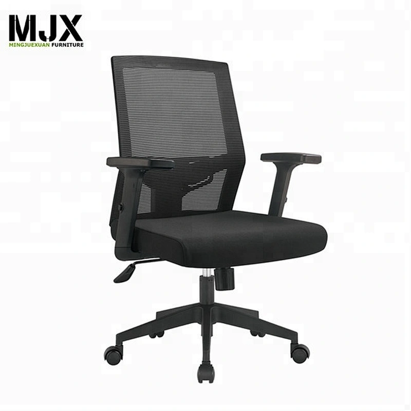 Popular mesh chair mid back nylon base mesh office chair