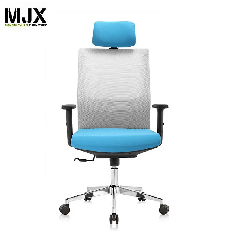 Durable high back mesh office chair with  height adjustable armrest
