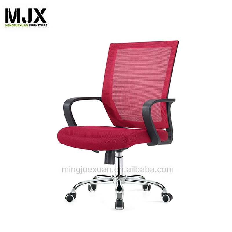 Commercial hot sale best staff mid back chair PP armrest with modern design easy rotating