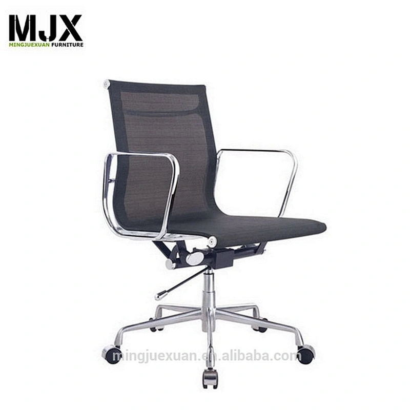 mid back chrome metal classic PU office chair Factory Price True Designs Luxury Executive Armchair