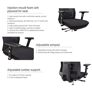 High back office ergonomic executive chair office modern chair