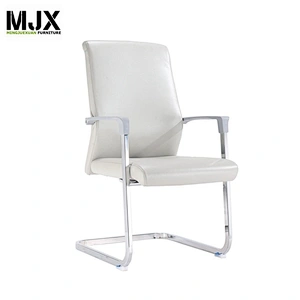 Chrome frame executive modern PU leather meeting chair