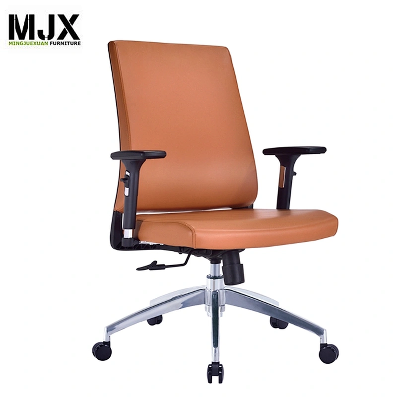 Newest PU swivel office furniture with wheels fixed arm executive Clerk Chair