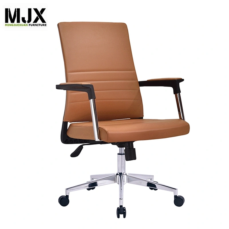 Newest PU swivel office furniture with wheels fixed arm executive Clerk Chair
