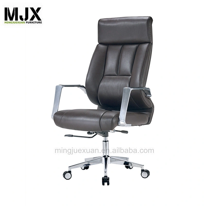 Classic high back  Leather office chair with PU armpad