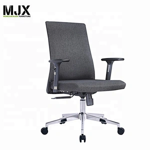 Grey injection molded foam swivel office chair