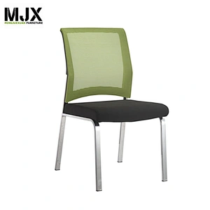 Factory wholesale no arm mid back mesh office chair with no wheels